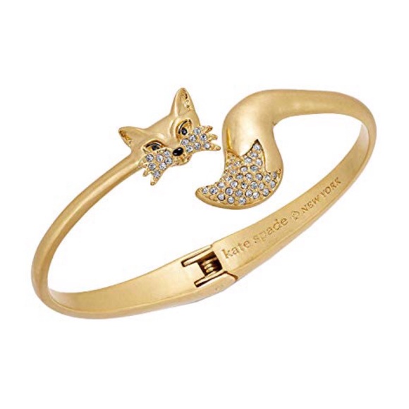 KATE SPADE • So Foxy Open Hinge Cuff Bracelet - Picture 3 of 5